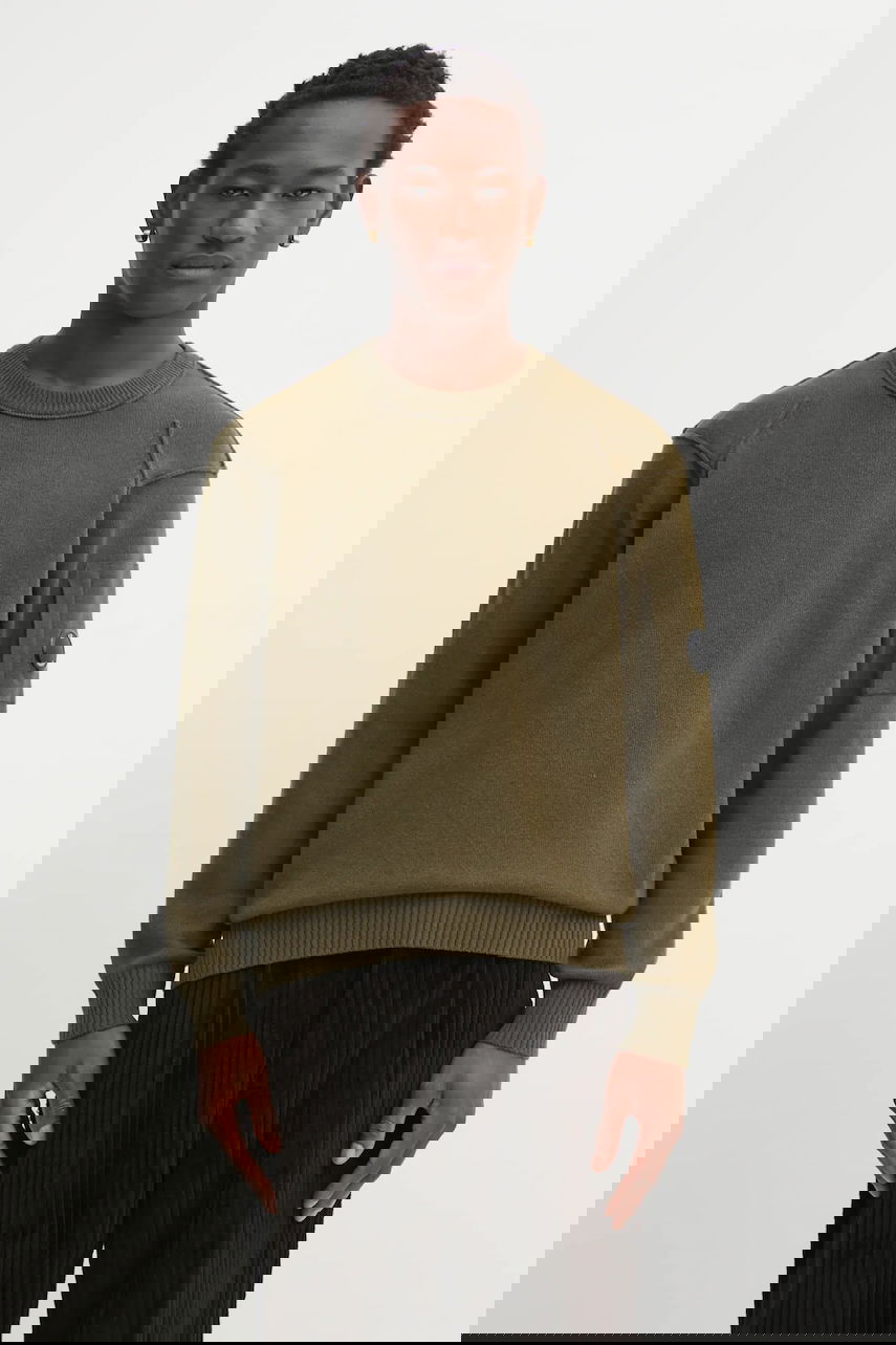 Pleteni pulover C.P. Company C.P. Company Wool Blend Sweater Zelena | RFCMKN707A110149A, 0