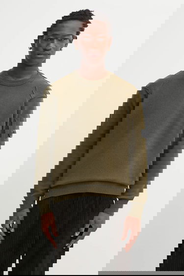 Pleteni pulover C.P. Company C.P. Company Wool Blend Sweater Zelena | RFCMKN707A110149A, 0