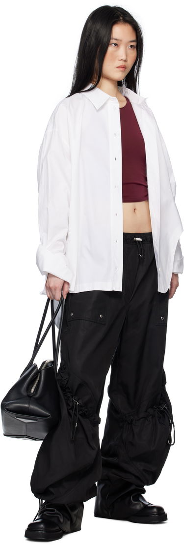 Cargo hlače The Attico Attico Parachute Cargo Drawstring Trousers Črna | 250WCP00255 PLL001AA, 3