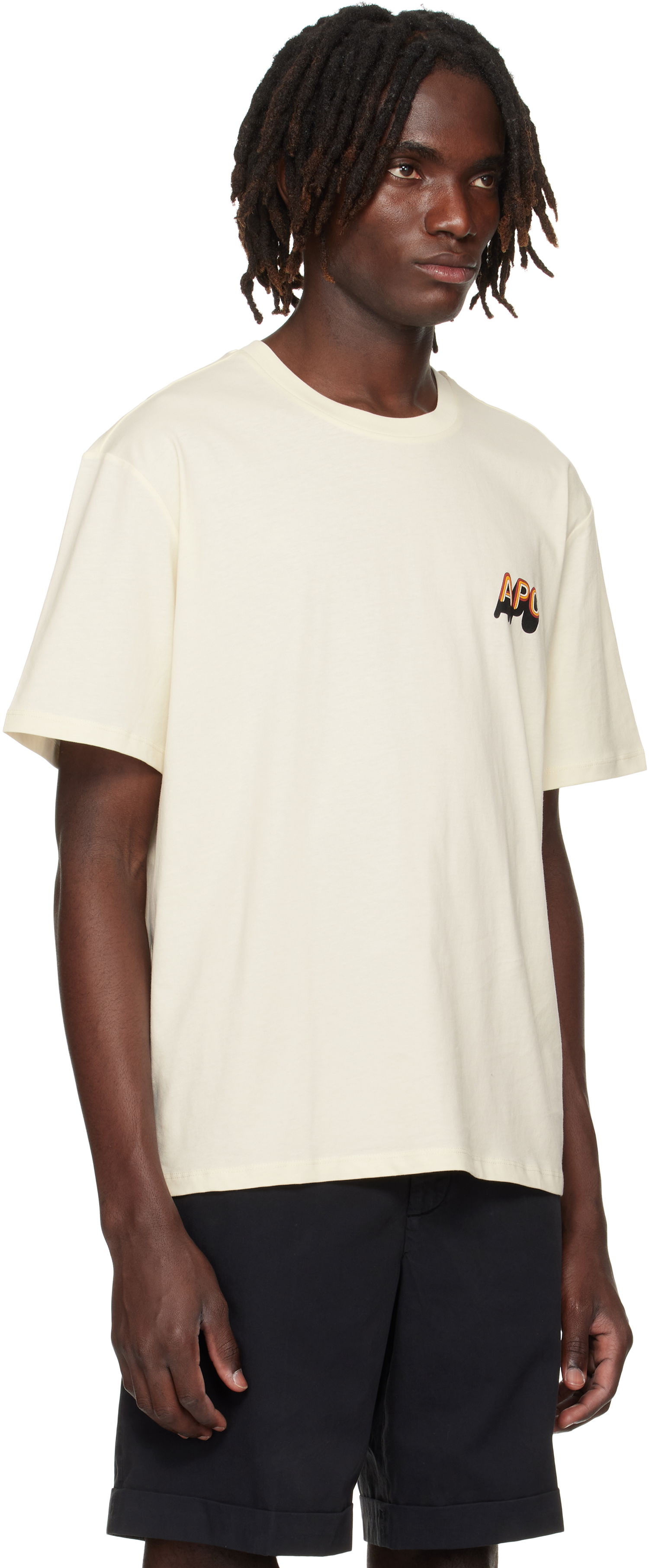 Majica A.P.C. A.P.C. 70's H T-Shirt Bež | COHBM-H26535, 1