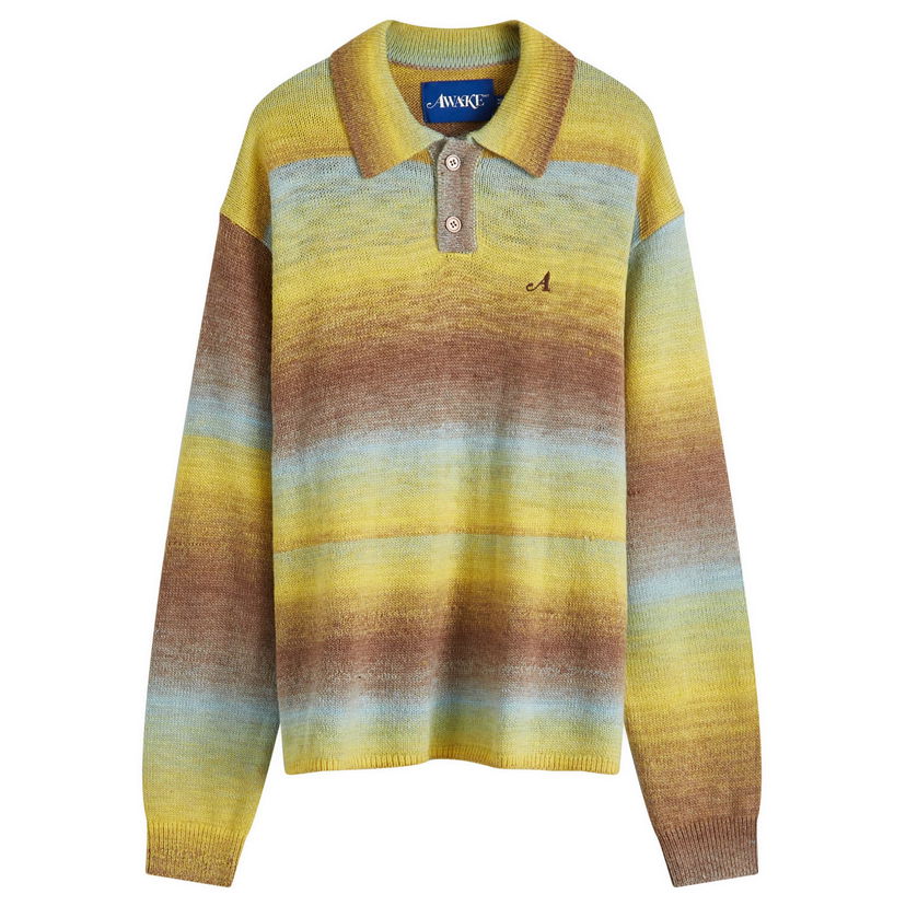 Pleteni pulover Awake NY Ombre Polo Jumper Večbarvna | AWK-FW24-KN002-MUL