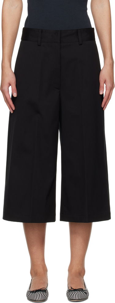 Kratke hlače MSGM MSGM Cotton Bermuda Shorts Črna | 3841MDB04 257138, 0