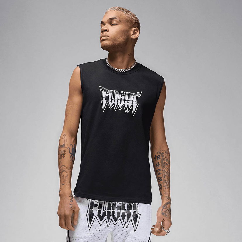 Majica brez rokavov Jordan DRI-FIT SPORT FLIGHT SLEEVELESS Črna | FN6020-010