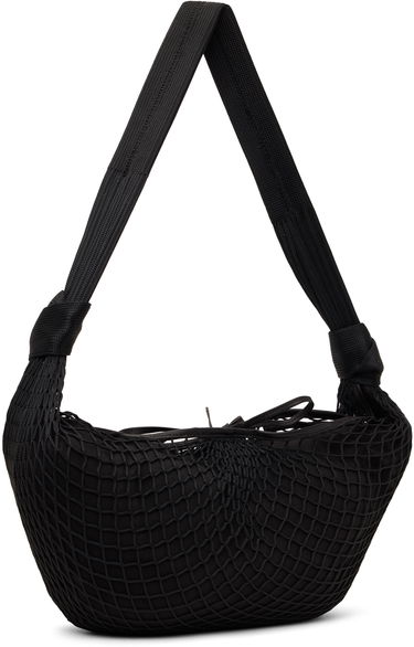 Torba za čez ramo LEMAIRE LEMAIRE Croissant Shoulder Bag Črna | BG0128 TP0006, 2