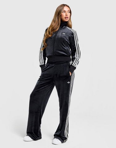 Trenirka adidas Originals Velvet Firebird Track Top Črna | KD3956, 4