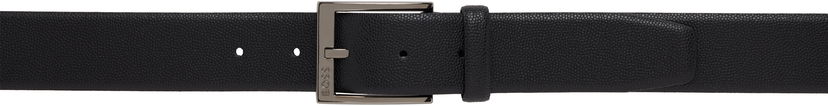 Pasovi BOSS BOSS Pebble Grained Leather Belt Črna | 50537168