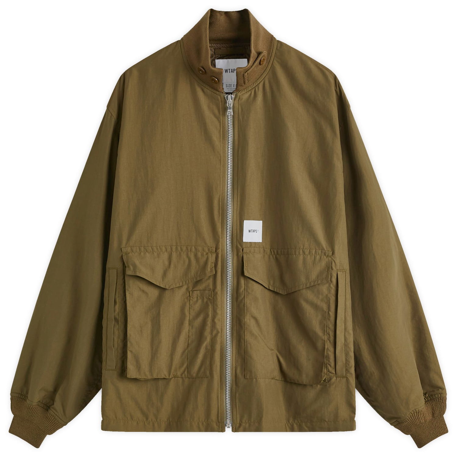 Bomber jakna WTAPS 10 WEP Jacket Size Large Zelena | 242TQDT-JKM04-OLV, 0