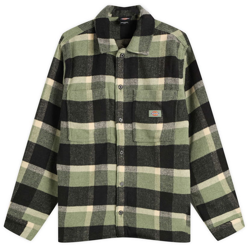 Srajce Dickies Men's Plaid Coaling Shirt Zelena | DK0A4XZZL191