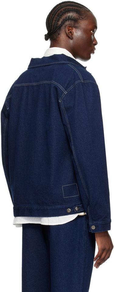 Jakna Universal Works Universal Works Button Denim Jacket Modra | 00107, 2