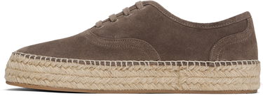Oblačila JW Anderson JW Anderson Lace-Front Platform Espadrilles Siva | SE0031-LA0240, 2