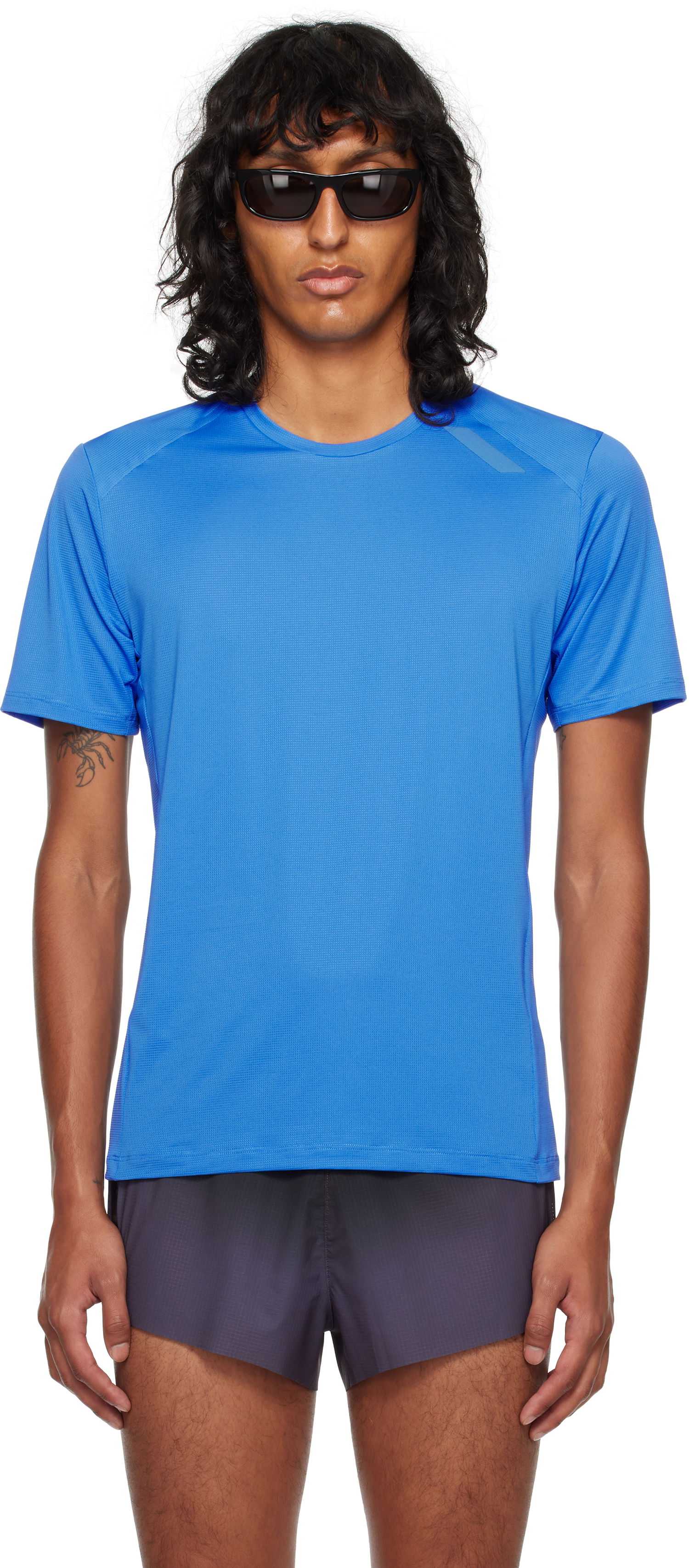 Majica Soar Running Soar Eco Tech Running T-Shirt Modra | ST2M-PALA, 0