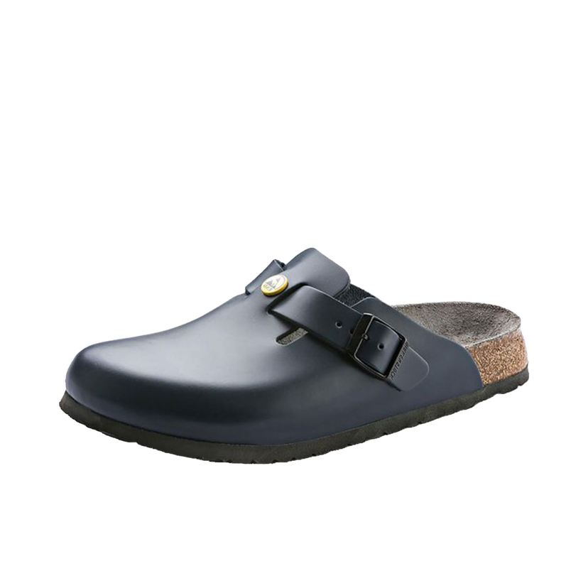 Superge in čevlji Birkenstock Boston ESD Natural Leather Narrow Fit Črna | 61388