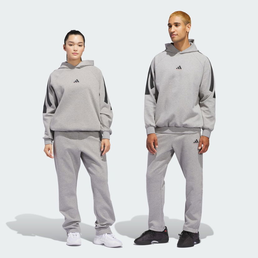 Pulover adidas Performance Basketball Spacer Sweatpants Siva | JJ1562