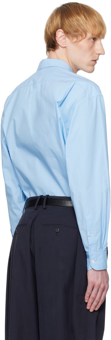 Srajce The Row The Row Miller Button-Up Shirt Modra | 970-W2567, 2