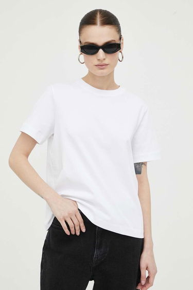 Majica Samsoe Samsoe Cotton Tee Bela | F00012400, 0