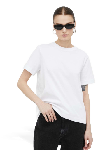 Majica Samsoe Samsoe Cotton Tee Bela | F00012400