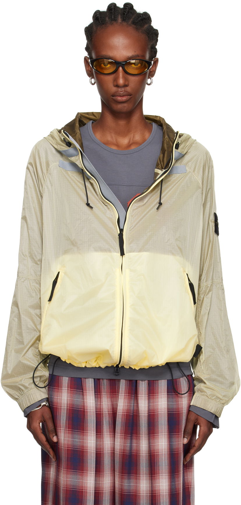 Jakna Stone Island Stone Island Ripstop Light HT Nylon Jacket Rumena | K2S15 Q100008 S0163