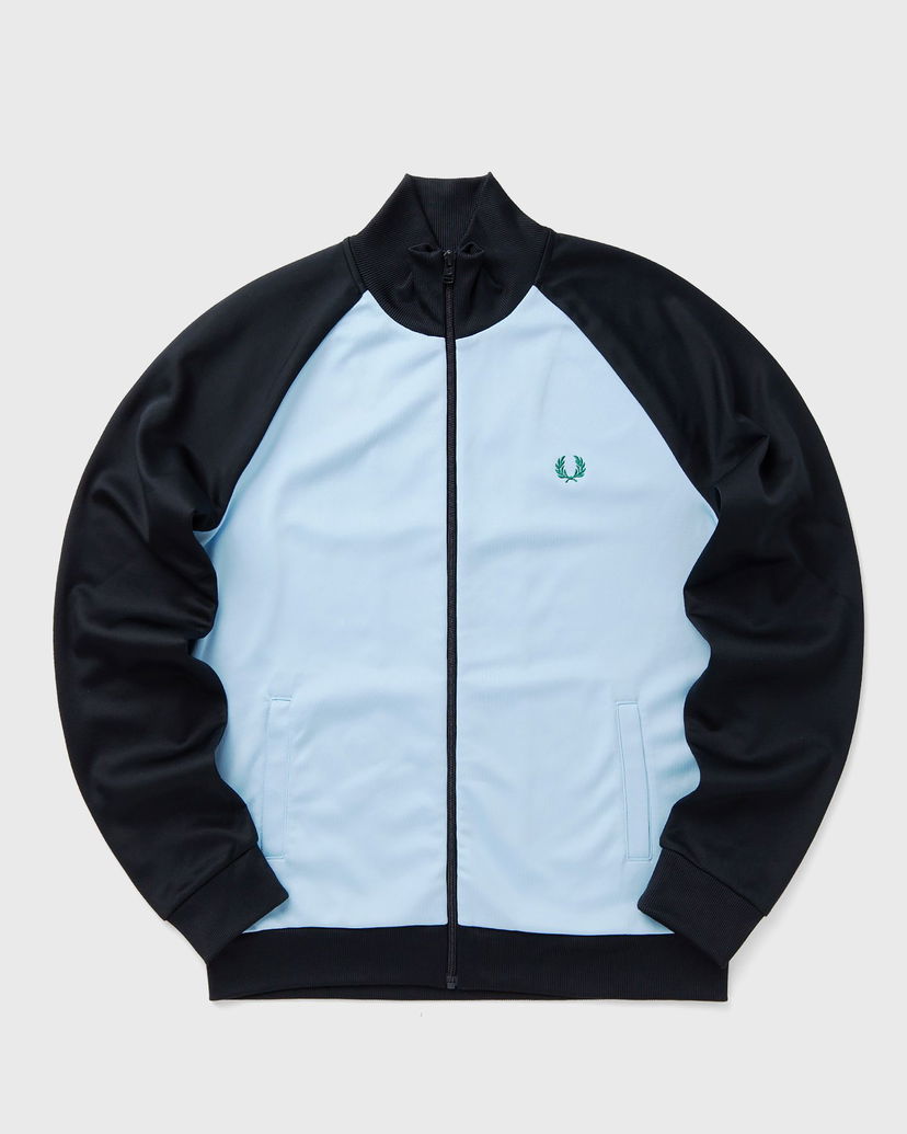 Trenirka Fred Perry Contrast Sleeve Track Jacket Črna | J1326-Z94