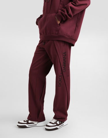 Trenirka Dolce & Gabbana Dolce & Gabbana Stretch Jersey Jogging Pants Bordo | GP10ZTG7O2LF0130, 3