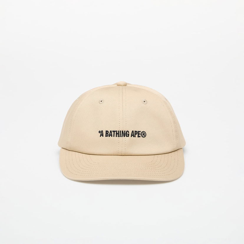 Kapa BAPE A BATHING APE Logo Cap Bež | 001CPK801309M BEI