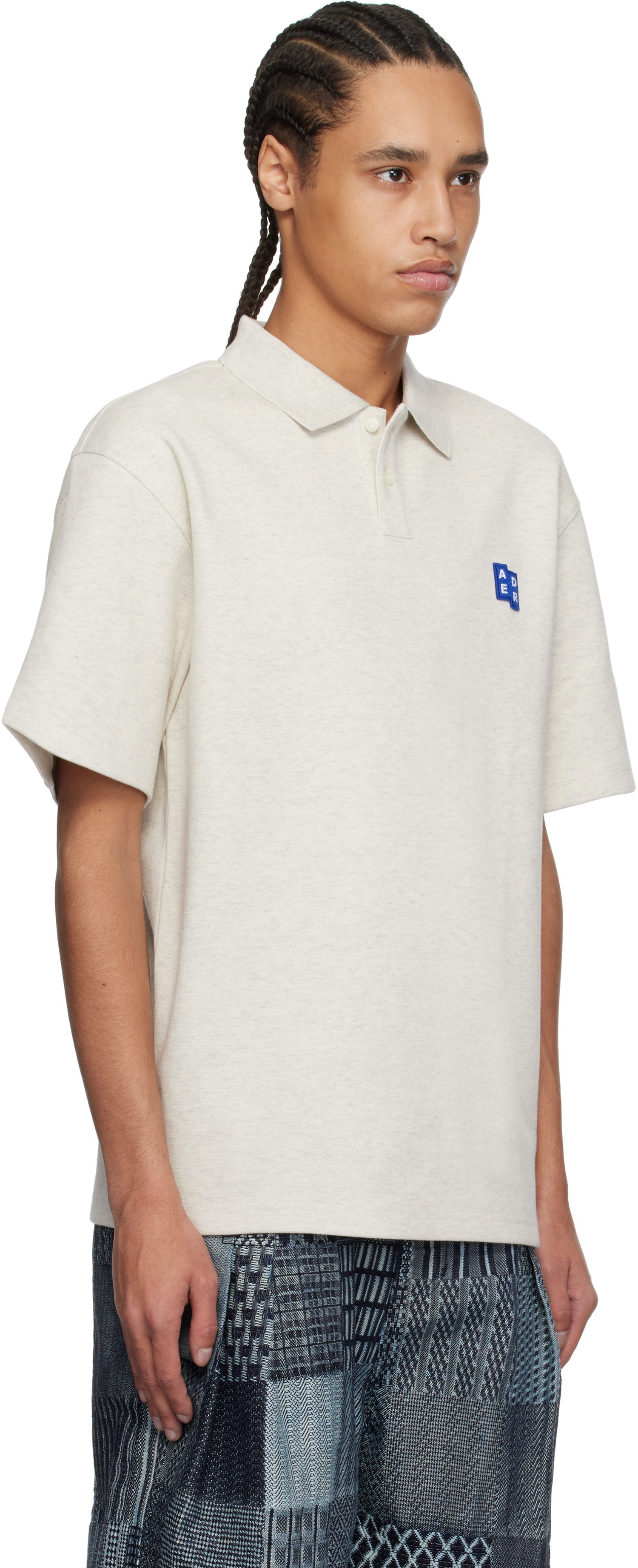 Polo majica ADER ERROR ADER error Significant TRS Tag Polo Bež | BO42FYPL0201OT, 1