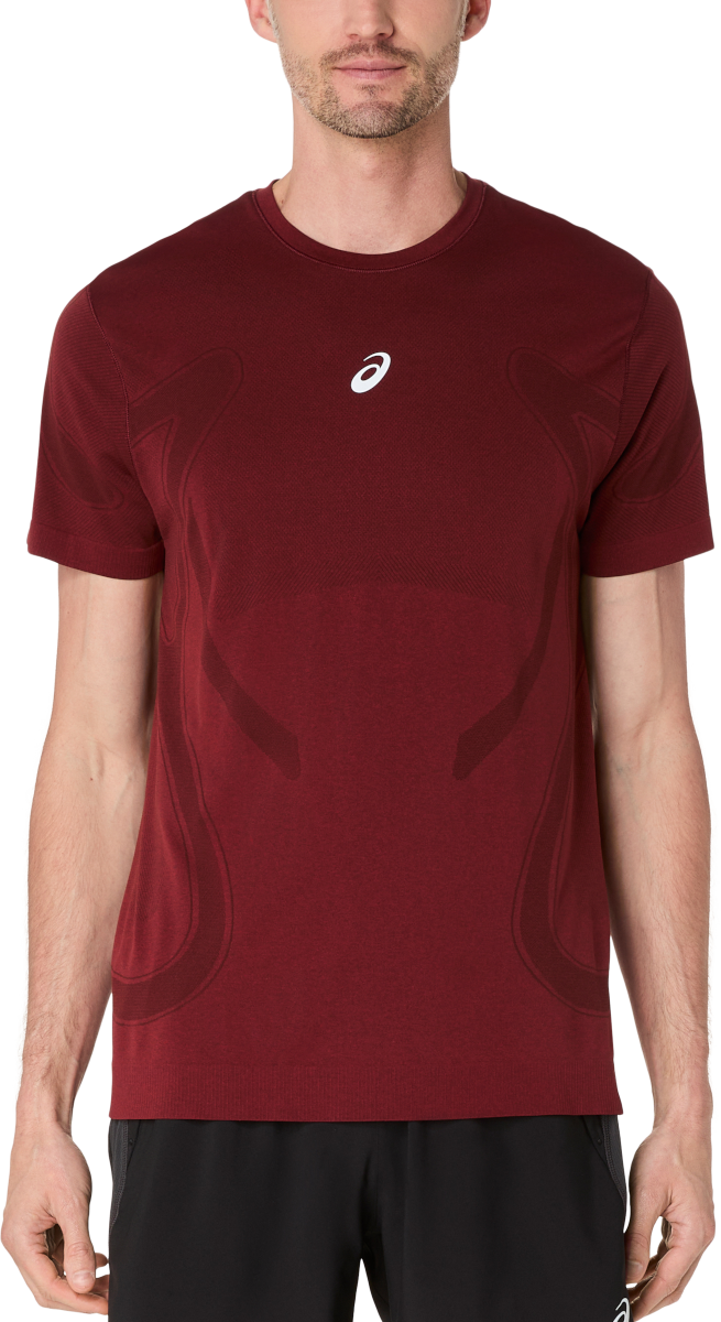 Majica Asics Road Seamless Short Sleeve T-Shirt Bordo | 2011d355-200
