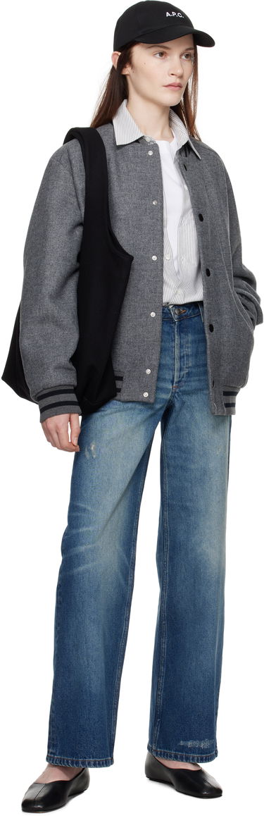 Bomber jakna A.P.C. Wool Bomber Jacket Siva | WVBEB-M02974, 4