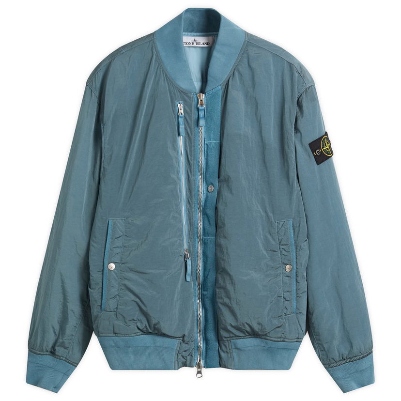 Bomber jakna Stone Island Nylon Metal EcoNyl PrimaLoft Bomber Jacket Turkizna | K2S154100038-V002B
