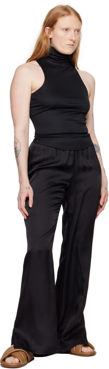 Majica brez rokavov Anine Bing Sleeveless Mock Neck Top Črna | A-08-0407-000, 3