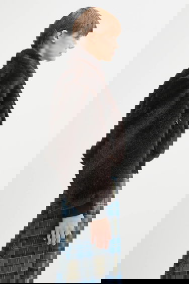 Bomber jakna Coperni Faux Fur Bomber Jacket Rjava | COPBL33F9015, 3