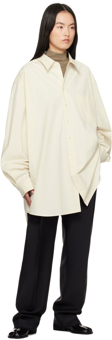 Srajce Maison Margiela Maison Margiela Oversized Shirt Bela | S51DT0017 S54352, 3