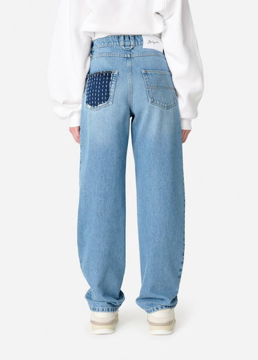 Kavbojke AXEL ARIGATO Relaxed Fit Patchwork Jeans Modra | A2988001, 6