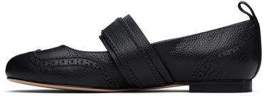 Nega čevljev SHUSHU/TONG SHUSHU/TONG Round-Toe Ballerina Flats Črna | FSDEAC06 LEA252, 2