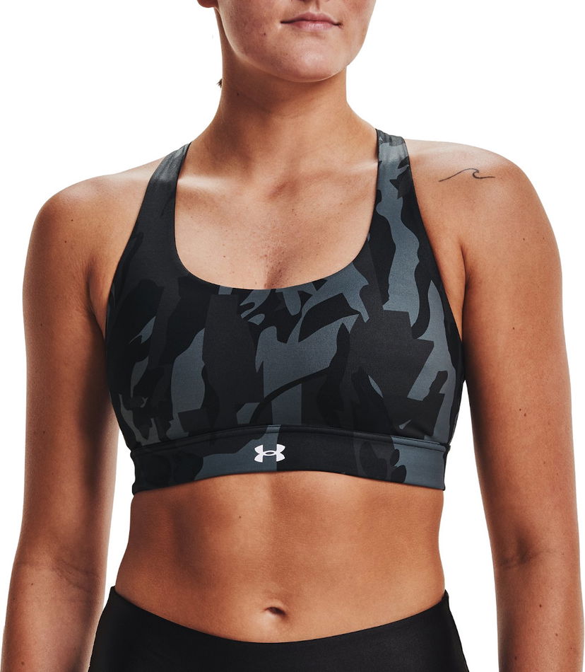 Modrček Under Armour Printed Sports Bra Črna | 1362865-001