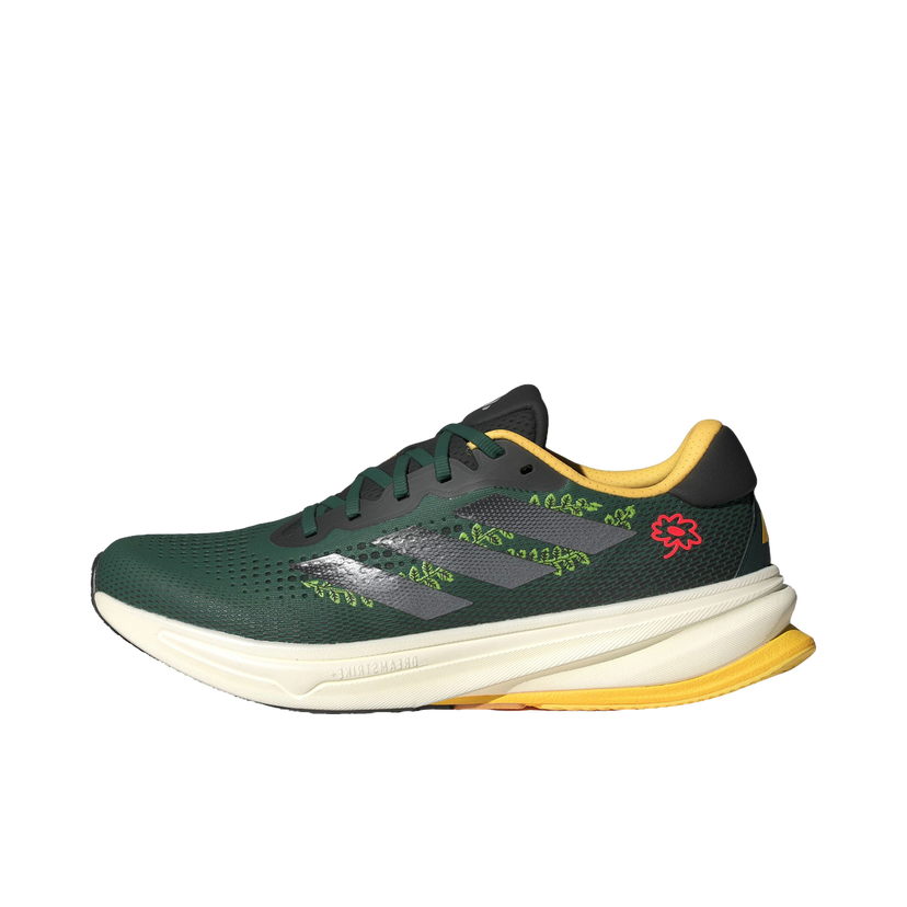 Tek adidas Performance Supernova Earth Day Collegiate Green Iron Metallic Spark Črna | ID0337