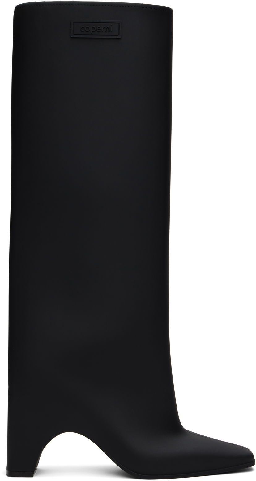 Superge in čevlji Coperni Rubber Bridge Tall Boots Črna | COPSH43F9005
