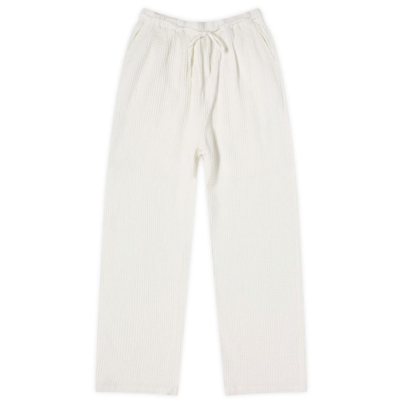 Hlače OBEY Camille Waffle Bela | 242000118-WHT