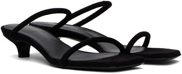 Modni dodatki TOTEME TOTEME 'The Minimalist' Heeled Sandals Črna | 243-WAS2065-LE0012, 3