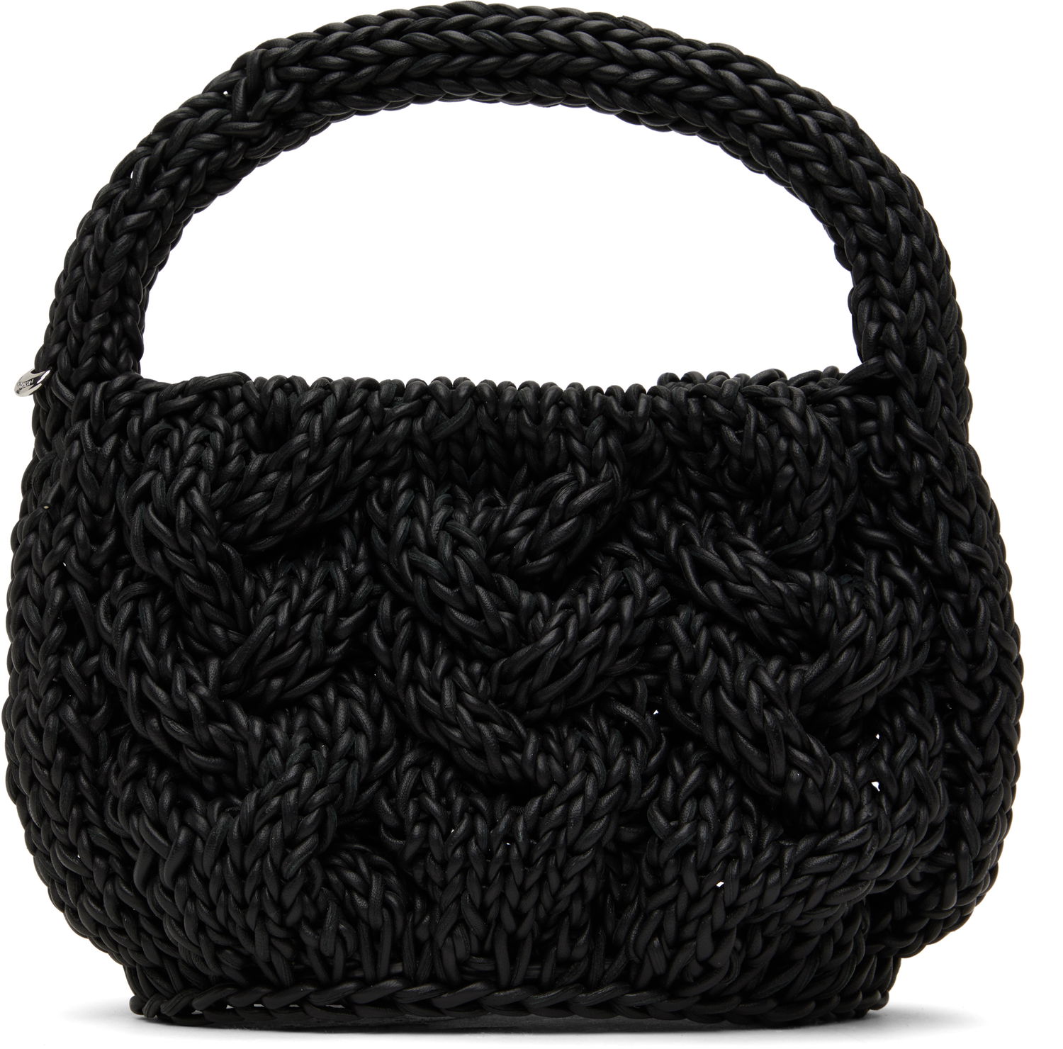 Torbica JW Anderson JW Anderson Small Cable Knit Bag Črna | HB0712-LA0365, 0