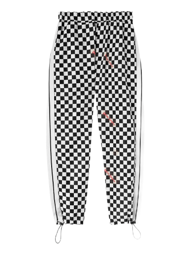 Hlače Palm Angels Damier Print Aftersport Pants Črna | PMCA051F22FAB0031025