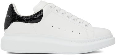 Superge in čevlji Alexander McQueen Croc Oversized Bela | 625162WHYB8, 0