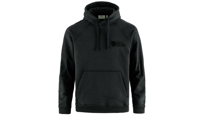 Pulover FJÄLLRÄVEN Classic Pullover Hoodie with Drawstring Hood and Kangaroo Pocket Črna | F12600231-550