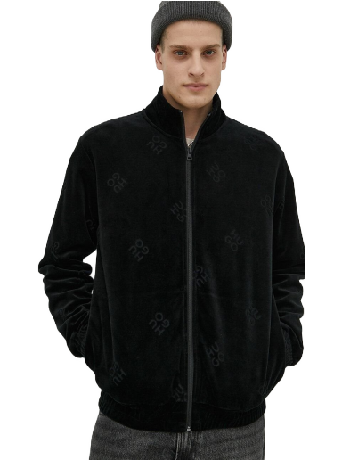 Pulover BOSS Zip-Up Sweatshirt Črna | 50486435