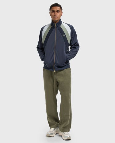 Jakna Fred Perry Striped Panel Track Jacket Mornarica | J1320-738, 2