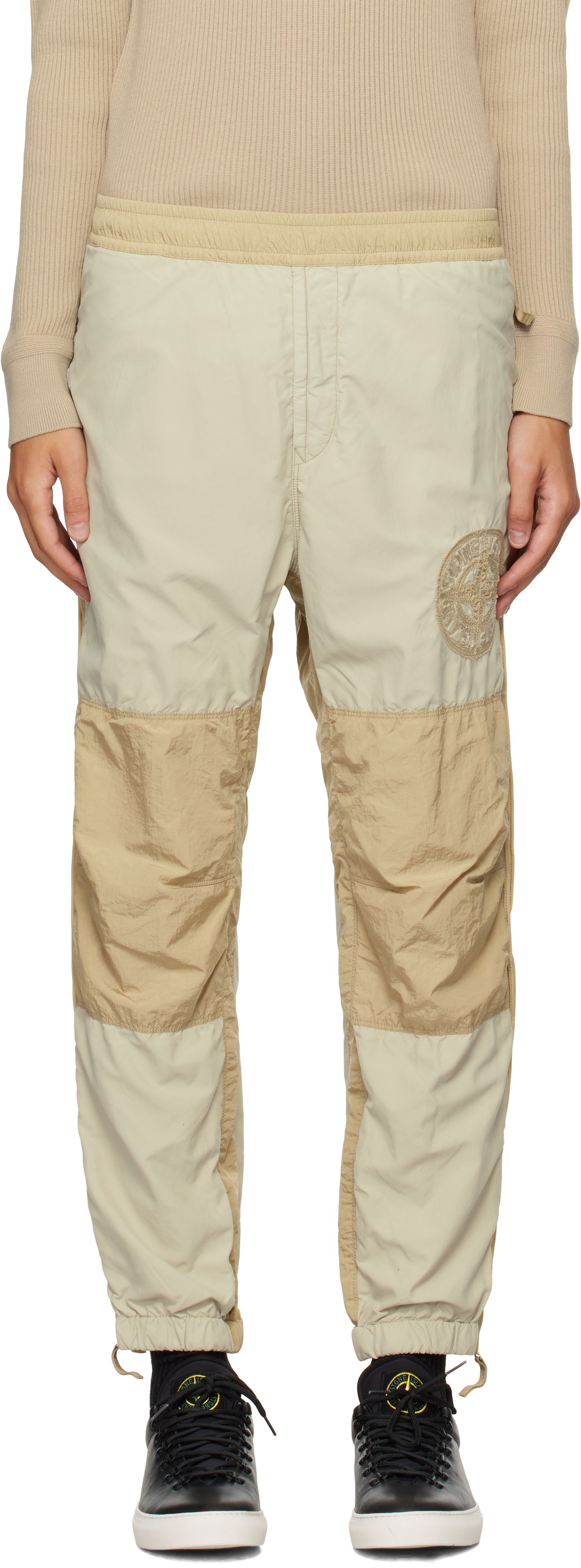Trenirka Stone Island Brushed Nylon Sweatpants Bež | 8115308M4, 0