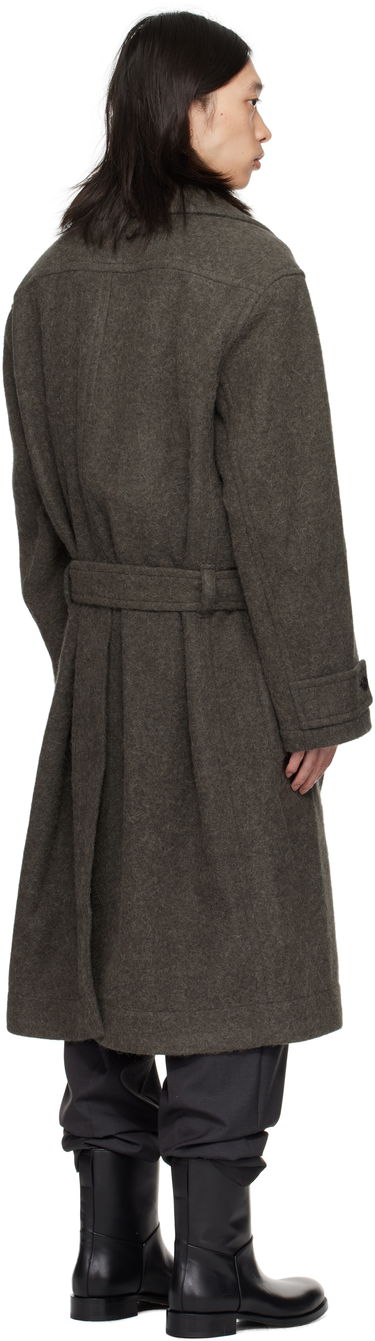 Plašči LEMAIRE Lemaire Soft Belted Coat Zelena | CO1135 LF504, 2