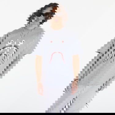 Majica BAPE A BATHING APE Shark Tee Gray Siva | 001TEK301003M GRA, 0