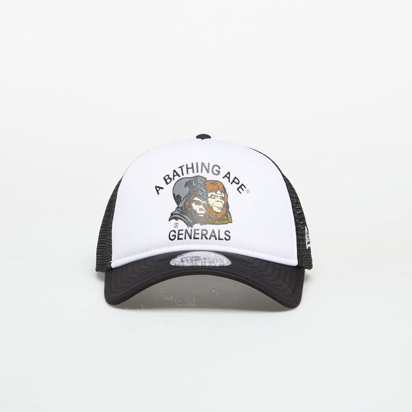 Kapa BAPE A BATHING APE x New Era 9Forty Generals Trucker Cap Večbarvna | 001CPL831901CBLK
