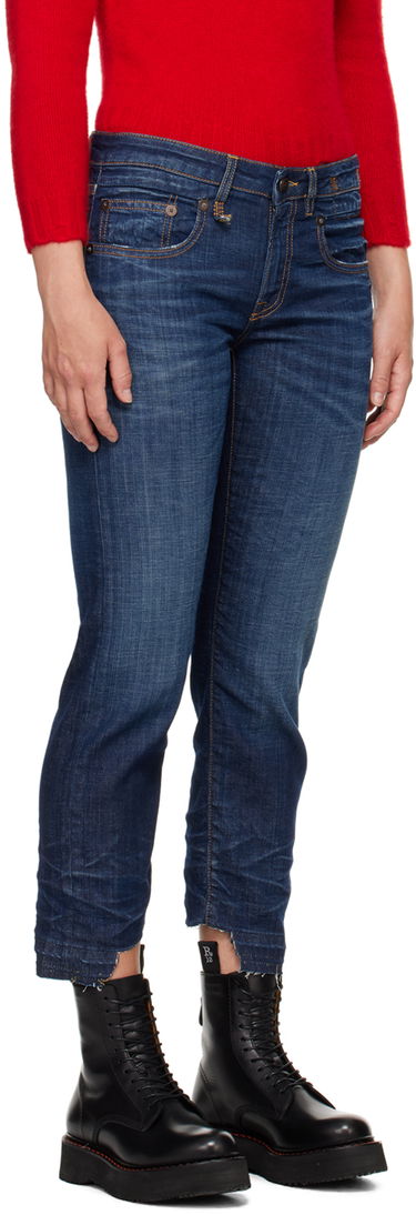 Kavbojke R13 R13 Boy Straight Jeans Modra | R13W0991-664C, 4