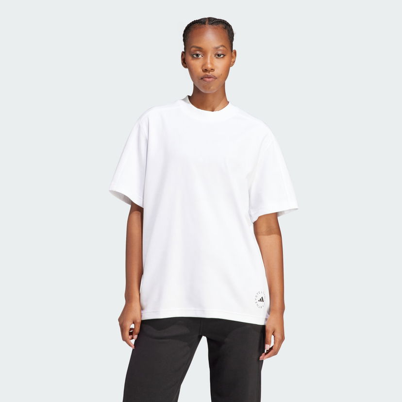 Majica adidas Performance adidas by Stella McCartney Logo Bela | IB6855
